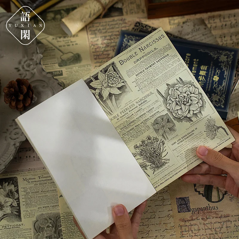 30pcs/lot Memo Pads Material Paper romantic zone Junk Journal Scrapbooking Cards Retro Background Decoration Paper
30pcs/lot Memo Pads Material Paper romantic zone Junk Journal Scrapbooking Cards Retro Background Decoration Paper