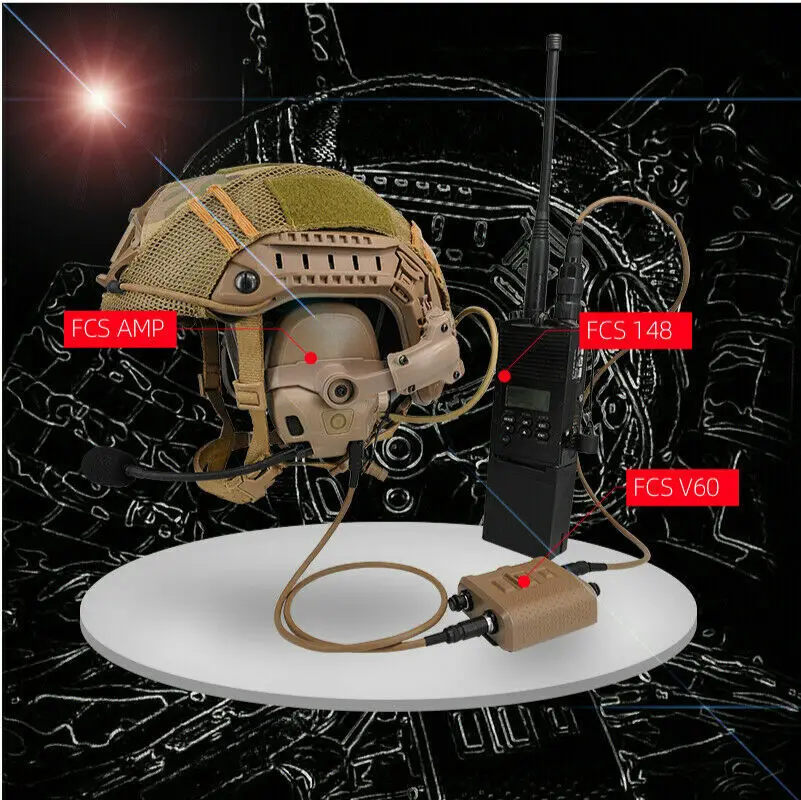 FMA New AMP digital version polar noise reduction communication tactical headset shooting training hearing protection earmuff
FMA New AMP digital version polar noise reduction communication tactical headset shooting training hearing protection earmuff