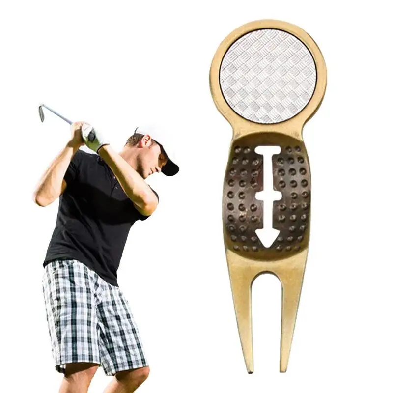 

Ремонтный инструмент Divot, инструмент для ремонта клюшек для гольфа, портативный маркер для мячей для гольфа, вилка для игры в гольф, учебные пособия для гольфа для влюбленных мужчин и женщин