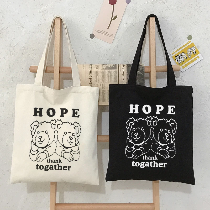 Korean Casual Female Canvas Large Capacity Bag Cartoon Letter Fashion Ulzzang Punk Harajuku Fun Vintage Cute Bear Shoulder Bags
Korean Casual Female Canvas Large Capacity Bag Cartoon Letter Fashion Ulzzang Punk Harajuku Fun Vintage Cute Bear Shoulder Bags