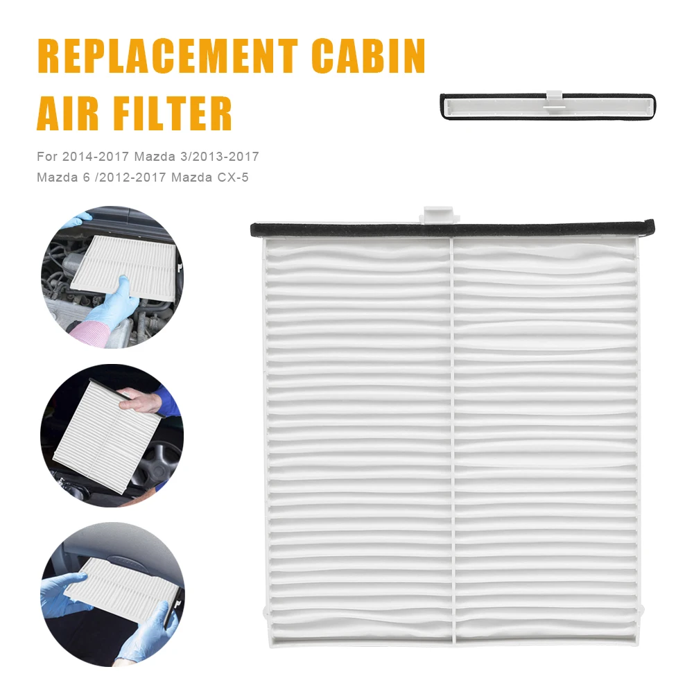 1PCS Cabin Air Filter For 2014-17 Mazda 3 2013-17 Mazda 6 2012-17 Mazda CX-5 White Non-woven Fabric Replacement Cabin Air Filter
1PCS Cabin Air Filter For 2014-17 Mazda 3 2013-17 Mazda 6 2012-17 Mazda CX-5 White Non-woven Fabric Replacement Cabin Air Filter