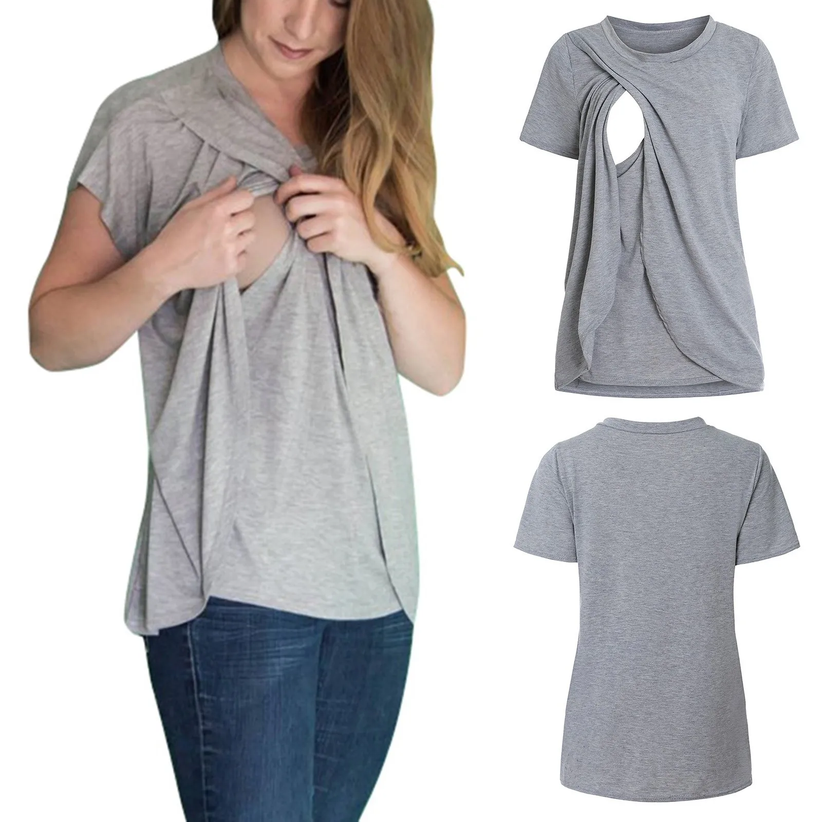 Womens Patterned Dress Shirt Maternity T Tops Solid Women Short For Breastfeeding Color Sleeve Maternity Post Maternity Leggings
Womens Patterned Dress Shirt Maternity T Tops Solid Women Short For Breastfeeding Color Sleeve Maternity Post Maternity Leggings