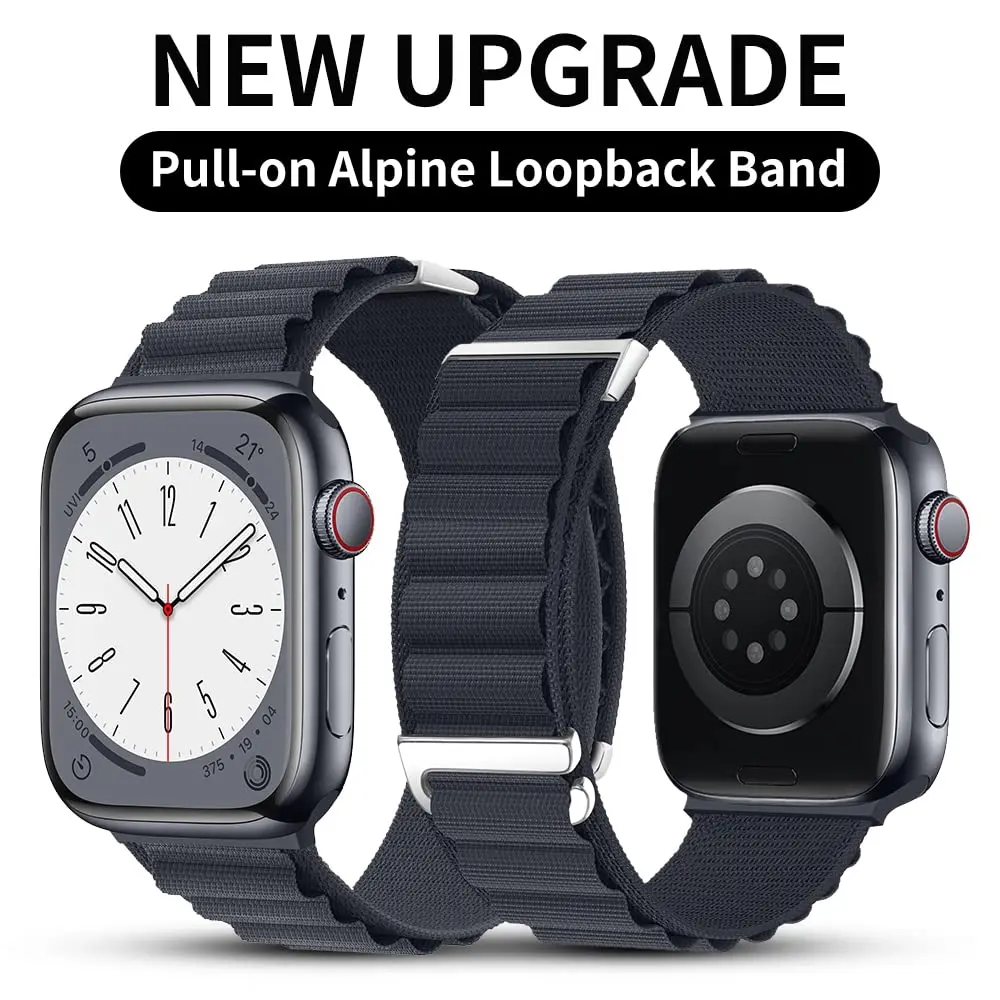 Ремешок Alpine для Apple Watch Band 38 мм 40 мм 41 мм 42 мм 44 мм 45 мм 49 мм, нейлоновый браслет, совместимый с iWatch 8 7 6 5 4 Ultra
Ремешок Alpine для Apple Watch Band 38 мм 40 мм 41 мм 42 мм 44 мм 45 мм 49 мм, нейлоновый браслет, совместимый с iWatch 8 7 6 5 4 Ultra