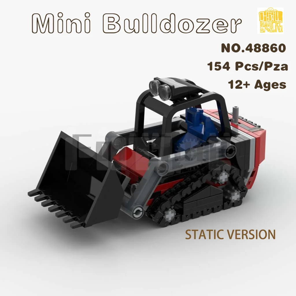 Moc-48860 Mini Bulldozer Model With PDF Drawings Building Blocks Bricks Kids Educational DIY Toys Birthday Christmas Gifts
Moc-48860 Mini Bulldozer Model With PDF Drawings Building Blocks Bricks Kids Educational DIY Toys Birthday Christmas Gifts