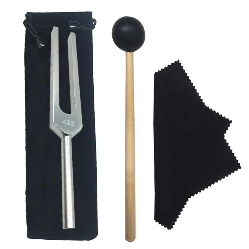 432 Hz Aluminum Alloy Tuning Fork, with Hammer and Cleaning Cloth for Perfect Healing,Balancing,Healers,Vibration
432 Hz Aluminum Alloy Tuning Fork, with Hammer and Cleaning Cloth for Perfect Healing,Balancing,Healers,Vibration
