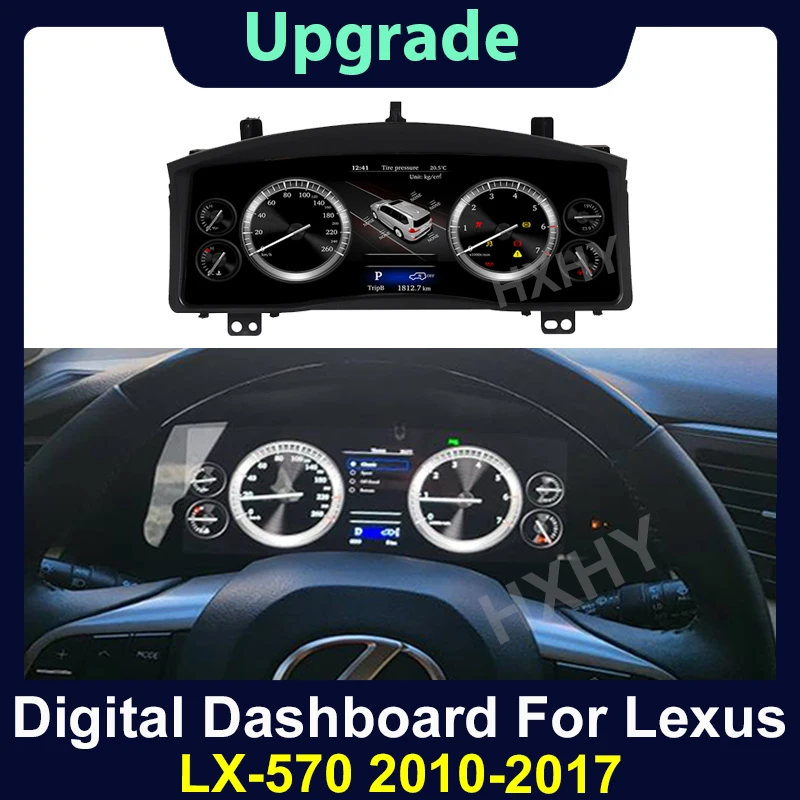 Новинка 2023, Оригинальный Автомобильный цифровой кластер для Lexus LX-570 2010-2017, ЖК-дисплей, измеритель скорости, приборная панель
Новинка 2023, Оригинальный Автомобильный цифровой кластер для Lexus LX-570 2010-2017, ЖК-дисплей, измеритель скорости, приборная панель