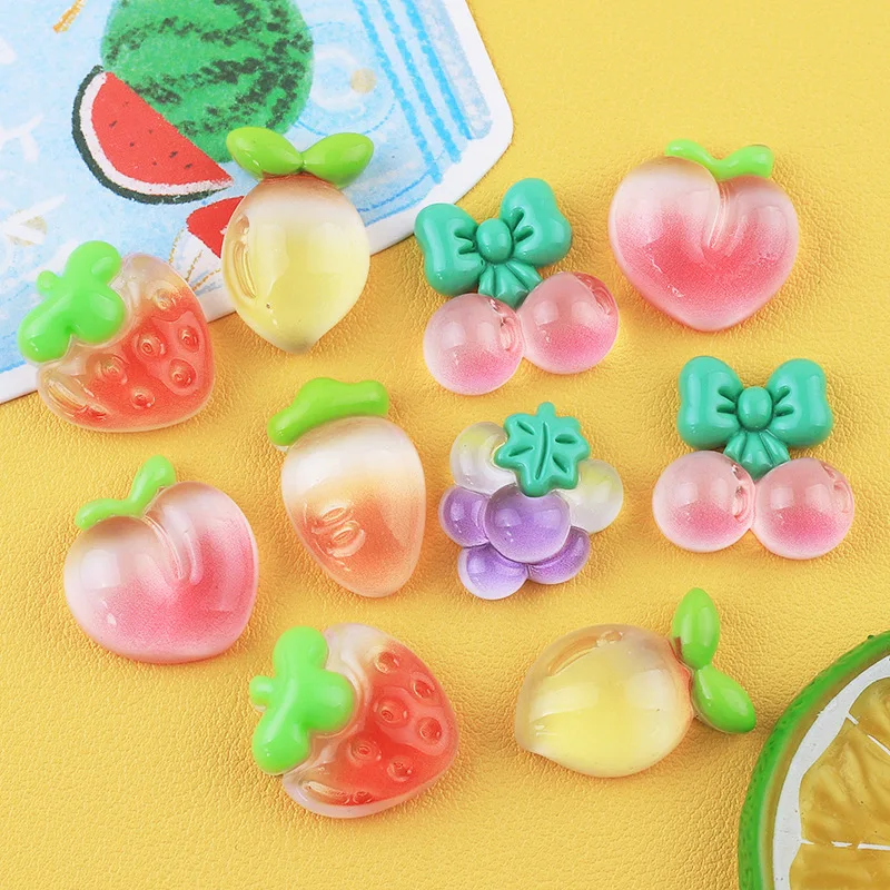 Resin Lovely Transparent Fruit Strawberry Peach Flatback Cabochon Scrapbook Kawaii DIY Embellishments Accessories
Resin Lovely Transparent Fruit Strawberry Peach Flatback Cabochon Scrapbook Kawaii DIY Embellishments Accessories