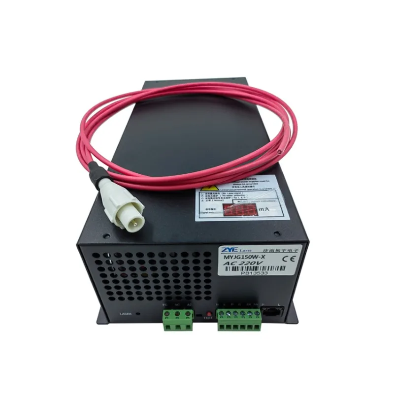 Upgraded Version 150W CO2 Laser Power Supply MYJG-150W-X Power Source for CO2 Laser Engraving & Cutting Machine
Upgraded Version 150W CO2 Laser Power Supply MYJG-150W-X Power Source for CO2 Laser Engraving & Cutting Machine