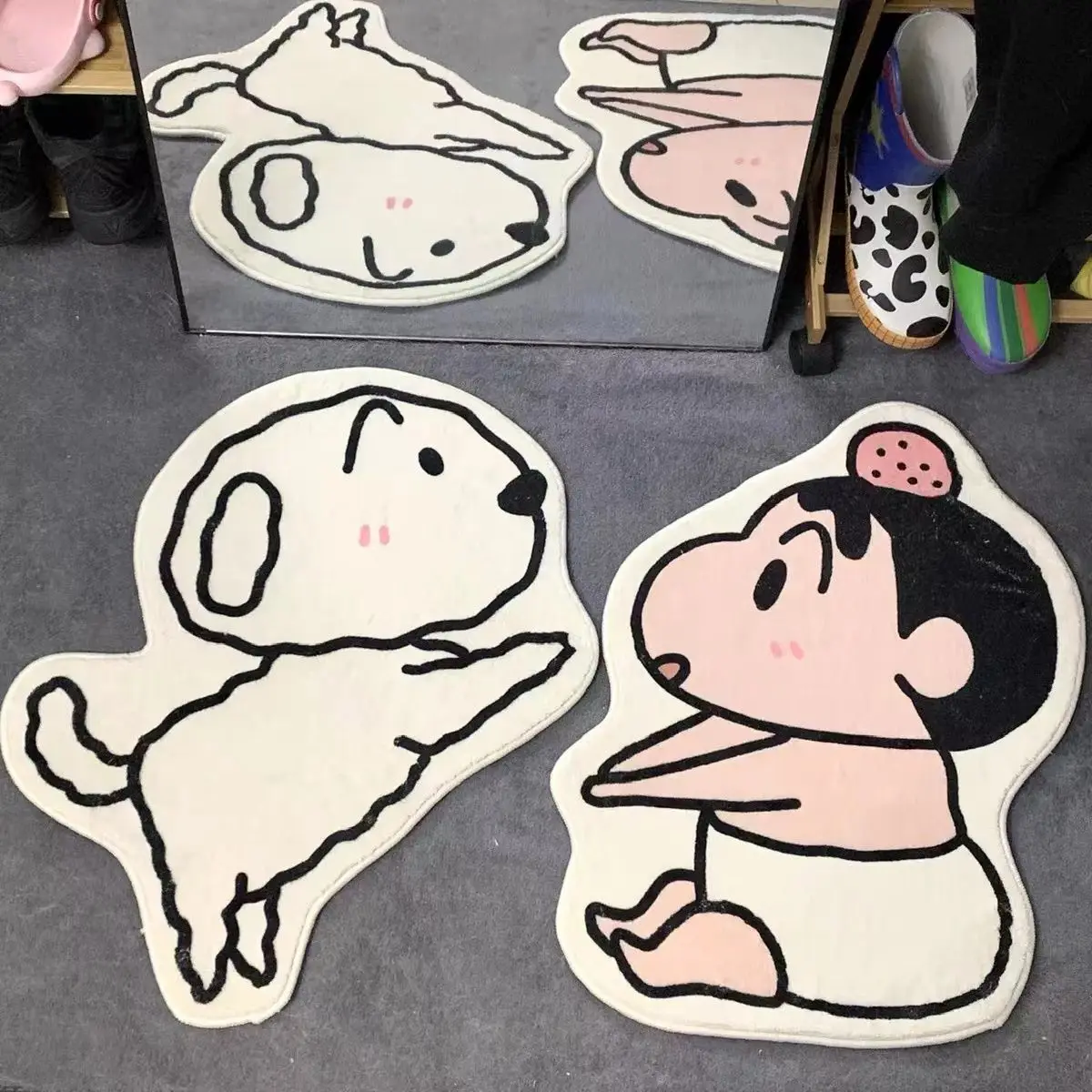 Crayon Shin-Chan Buzz Lightyear Dysmorphism Floor Mat Cartoon Lovely Bedroom Funny Plush Floor Mat Household Anti-Skid Floor Mat
Crayon Shin-Chan Buzz Lightyear Dysmorphism Floor Mat Cartoon Lovely Bedroom Funny Plush Floor Mat Household Anti-Skid Floor Mat