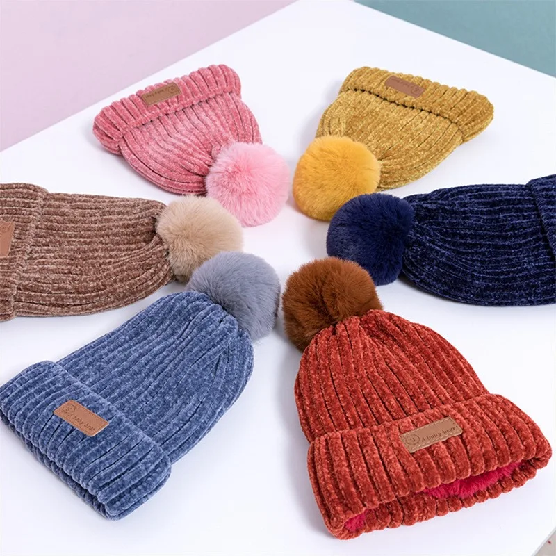 Three-piece Hats Scarf Gloves Set Children Hat Winter Warm Mitten PomPon Knitted Hat Autumn Winter Gilr And Boy Cap Fashion Sets
Three-piece Hats Scarf Gloves Set Children Hat Winter Warm Mitten PomPon Knitted Hat Autumn Winter Gilr And Boy Cap Fashion Sets