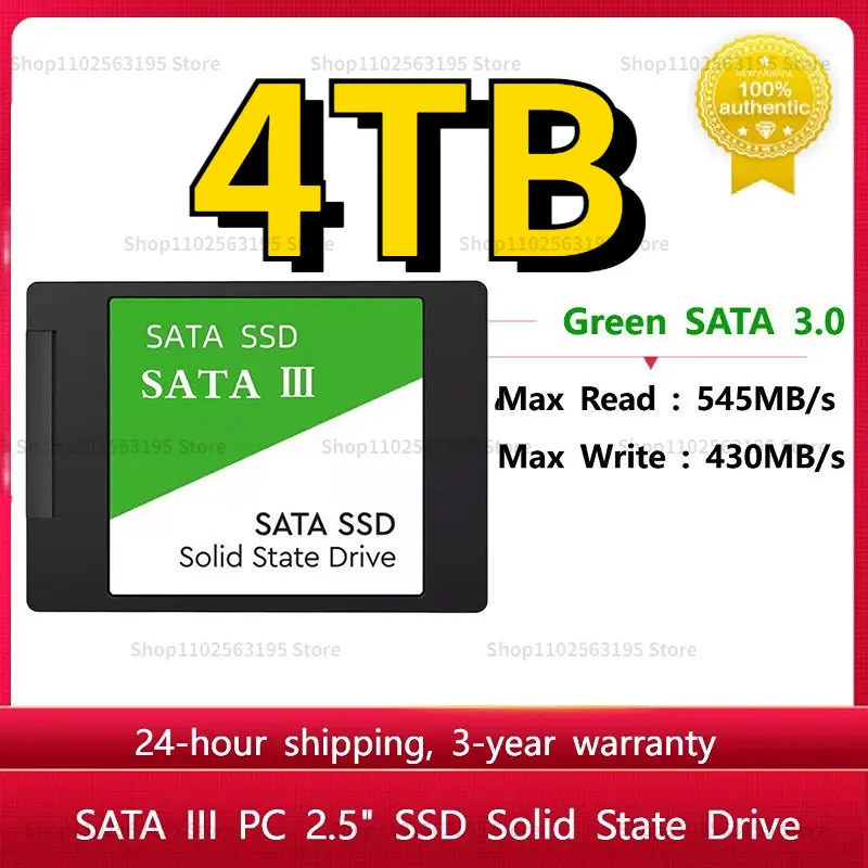 

Высокоскоростной Внутренний твердотельный жесткий диск SSD 2,5 дюйма 512 ГБ 1 ТБ 2 ТБ 4 ТБ Sata III жесткий диск для ноутбука Micco для настольного компь...
