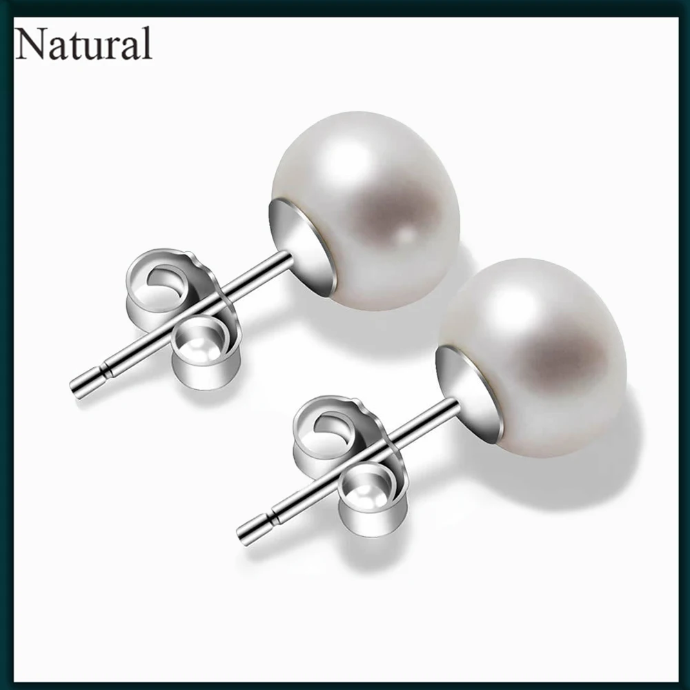 Exquisite Natural Pearl Earrings 100% Natural Freshwater Pearl Classic Jewelry 925 Silver Elegant Women DIY Cute Jewelry 5-12mm
Exquisite Natural Pearl Earrings 100% Natural Freshwater Pearl Classic Jewelry 925 Silver Elegant Women DIY Cute Jewelry 5-12mm