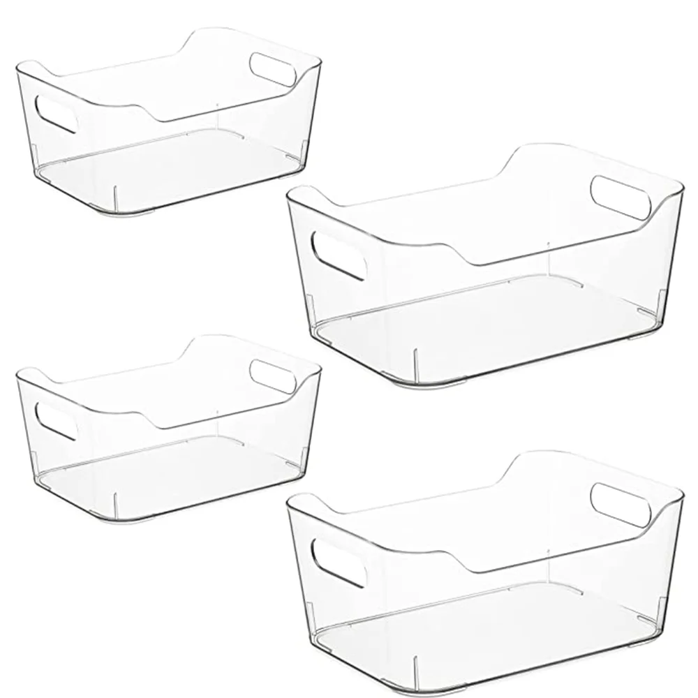 Set of Fridge Organisers - 4 Clear Storage Organiser Drawers Containers Boxes for Kitchen Fridge Pantry Cupboard
Set of Fridge Organisers - 4 Clear Storage Organiser Drawers Containers Boxes for Kitchen Fridge Pantry Cupboard
