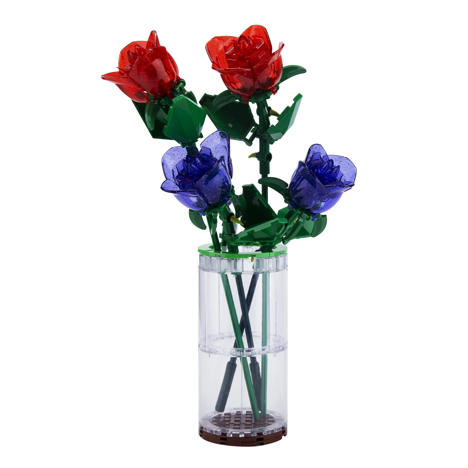 Transparent Preserved Purple / Red Flower Bouquet Building Blocks Set With Vase MOC Toys DIY Assembly Stem Toy Kits
Transparent Preserved Purple / Red Flower Bouquet Building Blocks Set With Vase MOC Toys DIY Assembly Stem Toy Kits