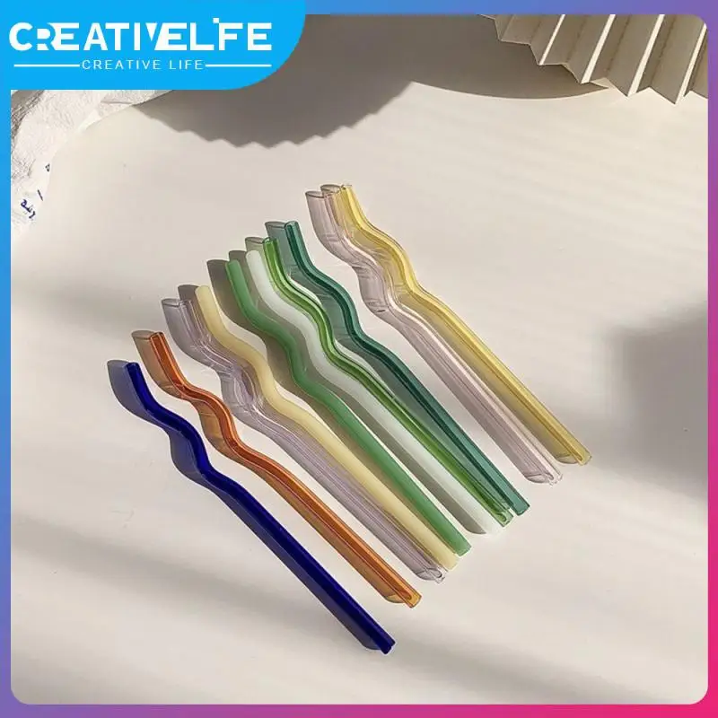 High Borosilicate Glass Straw Creative Heat-resistant Milk Beverage Glass Straw Three-way Curved Shape Glass Pipette Tableware
High Borosilicate Glass Straw Creative Heat-resistant Milk Beverage Glass Straw Three-way Curved Shape Glass Pipette Tableware