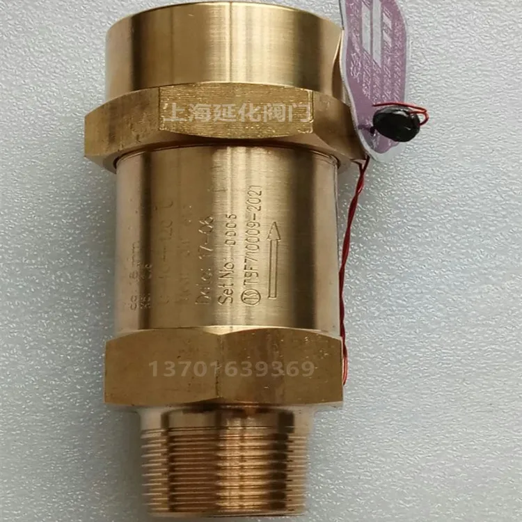 SDA22C-300T Dongzi valve refrigerator brass full lift safety valve DN8 10 15 20 25 32
SDA22C-300T Dongzi valve refrigerator brass full lift safety valve DN8 10 15 20 25 32