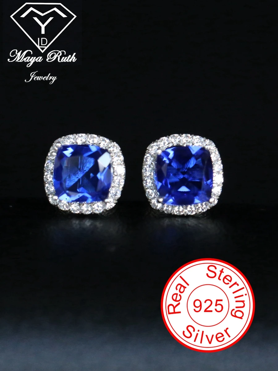 Created Sapphire Stud Earrings Real 925 Sterling Silver Party For Women Anniversary Bridal Gifts Imitation Gemstone Square
Created Sapphire Stud Earrings Real 925 Sterling Silver Party For Women Anniversary Bridal Gifts Imitation Gemstone Square