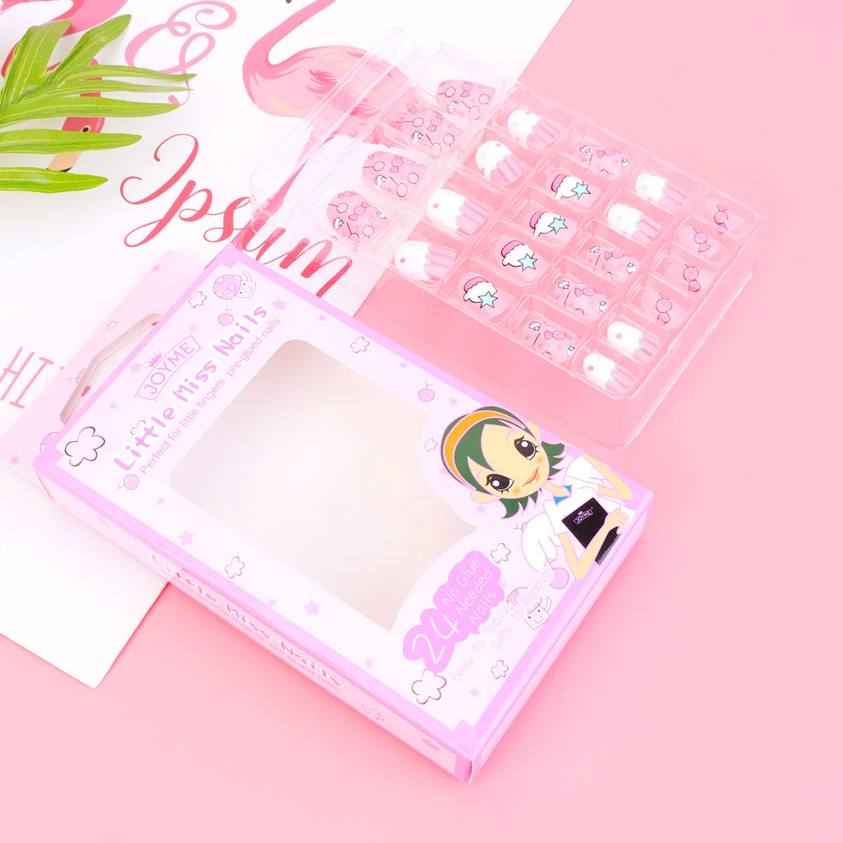 24 Pcs Kids Nail Set Acrylic Nail Set Kids Sticker Sheets Kids Fake Nail Tips Calcomanias Para Uñas Full Nail Stickers Manicure
24 Pcs Kids Nail Set Acrylic Nail Set Kids Sticker Sheets Kids Fake Nail Tips Calcomanias Para Uñas Full Nail Stickers Manicure