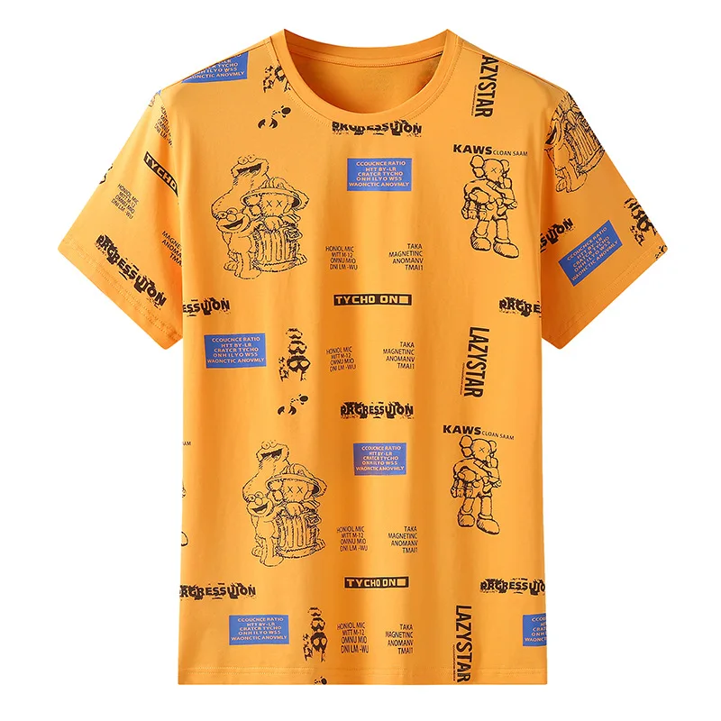 New Arrival Summer Cotton Super Large Men's Youth Fashion Casual Round Neck Printed Short Sleeve T-shirt Plus Size 2XL-6XL7XL8XL
New Arrival Summer Cotton Super Large Men's Youth Fashion Casual Round Neck Printed Short Sleeve T-shirt Plus Size 2XL-6XL7XL8XL
