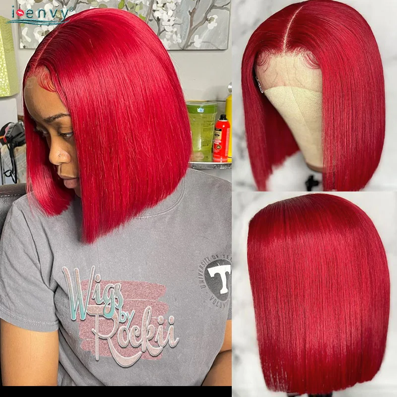 Straight Short Bob Wigs Human Hair Wigs 99J Burgundy Lace Front Wig Red Colored Brazilian T Part Lace Wigs Preplucked Remy 150%
Straight Short Bob Wigs Human Hair Wigs 99J Burgundy Lace Front Wig Red Colored Brazilian T Part Lace Wigs Preplucked Remy 150%