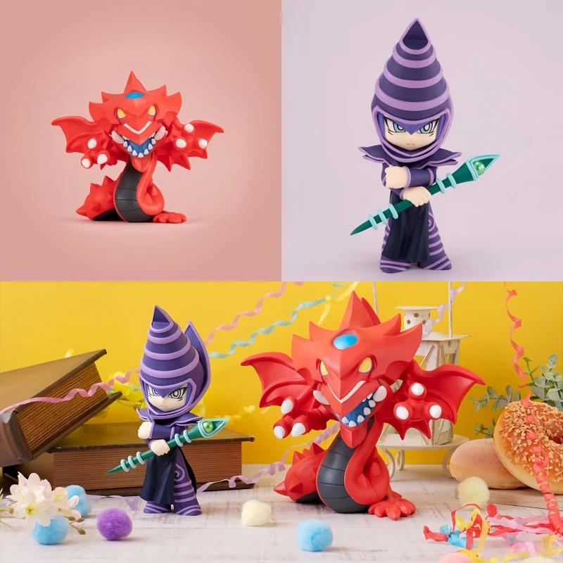 Megahouse MEGATOON Yu-Gi-Oh! Поединка монстров Темный Магик слайдер небо Дракон кавайная