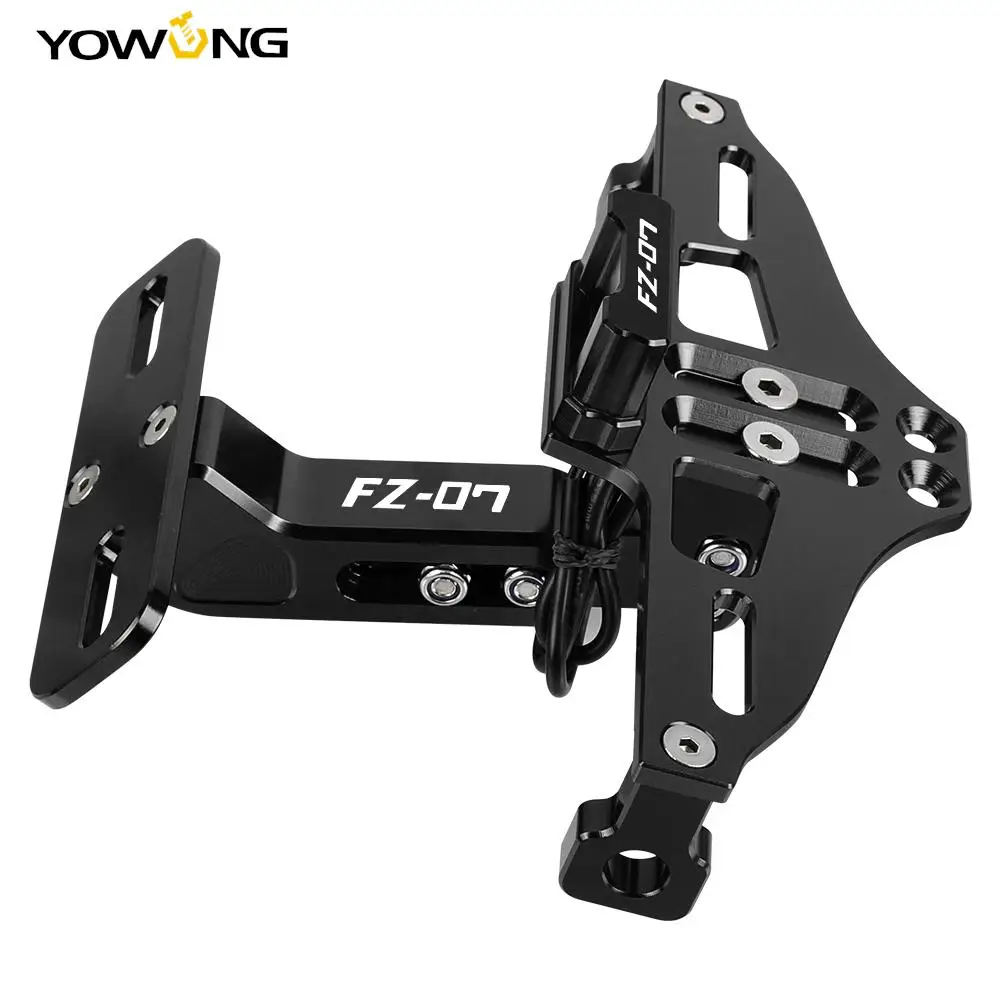 For Yamaha FZ07 FZ-07 2013 2014 2015 2016 2017 2018 2019 2020 2021 2022 Fender Eliminator Adjustable License Plate Holder LED 
For Yamaha FZ07 FZ-07 2013 2014 2015 2016 2017 2018 2019 2020 2021 2022 Fender Eliminator Adjustable License Plate Holder LED