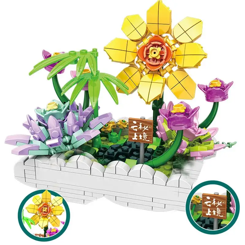 City Creative Series Garden Plant Potted Office Home Ornament Building Blocks Bricks Toys Girl Gifts
City Creative Series Garden Plant Potted Office Home Ornament Building Blocks Bricks Toys Girl Gifts