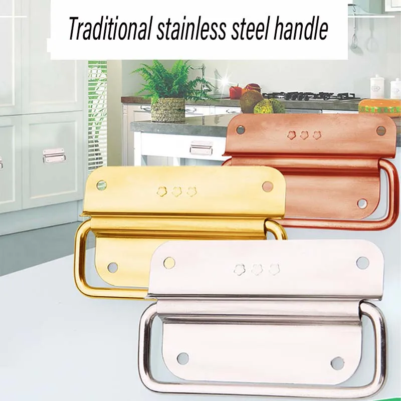 Thickened 304 Stainless Steel Folding Handle Box Ring Handle Industrial Equipment Box Handle Toolbox Activity Handle Door Knobs
Thickened 304 Stainless Steel Folding Handle Box Ring Handle Industrial Equipment Box Handle Toolbox Activity Handle Door Knobs