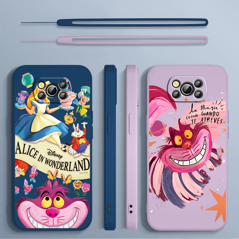Cute Alice and Cheshire Cat Phone Case For Xiaomi Poco X4 X3 F4 F3 NFC M5 M4 M3 GT S Pro 4G 5G Liquid Rope Cover Fund
Cute Alice and Cheshire Cat Phone Case For Xiaomi Poco X4 X3 F4 F3 NFC M5 M4 M3 GT S Pro 4G 5G Liquid Rope Cover Fund