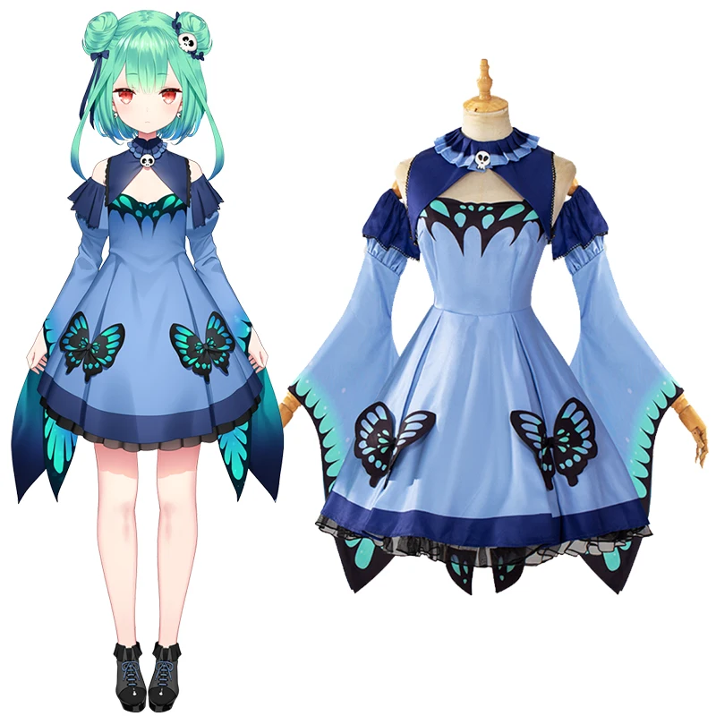 Anime Comic Cosplay Costumes Uruha Rushia Uniform Sweet Dress Clothes Suits Blue Halloween Party Role Costumes For Women
Anime Comic Cosplay Costumes Uruha Rushia Uniform Sweet Dress Clothes Suits Blue Halloween Party Role Costumes For Women