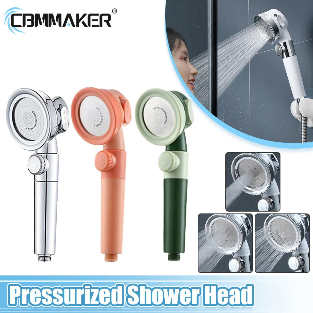 Pressurized Handheld Shower Head High Pressure Nozzle Water Saving Perforated Free Bracket Hose Adjustable Bathroom Accessories
Pressurized Handheld Shower Head High Pressure Nozzle Water Saving Perforated Free Bracket Hose Adjustable Bathroom Accessories