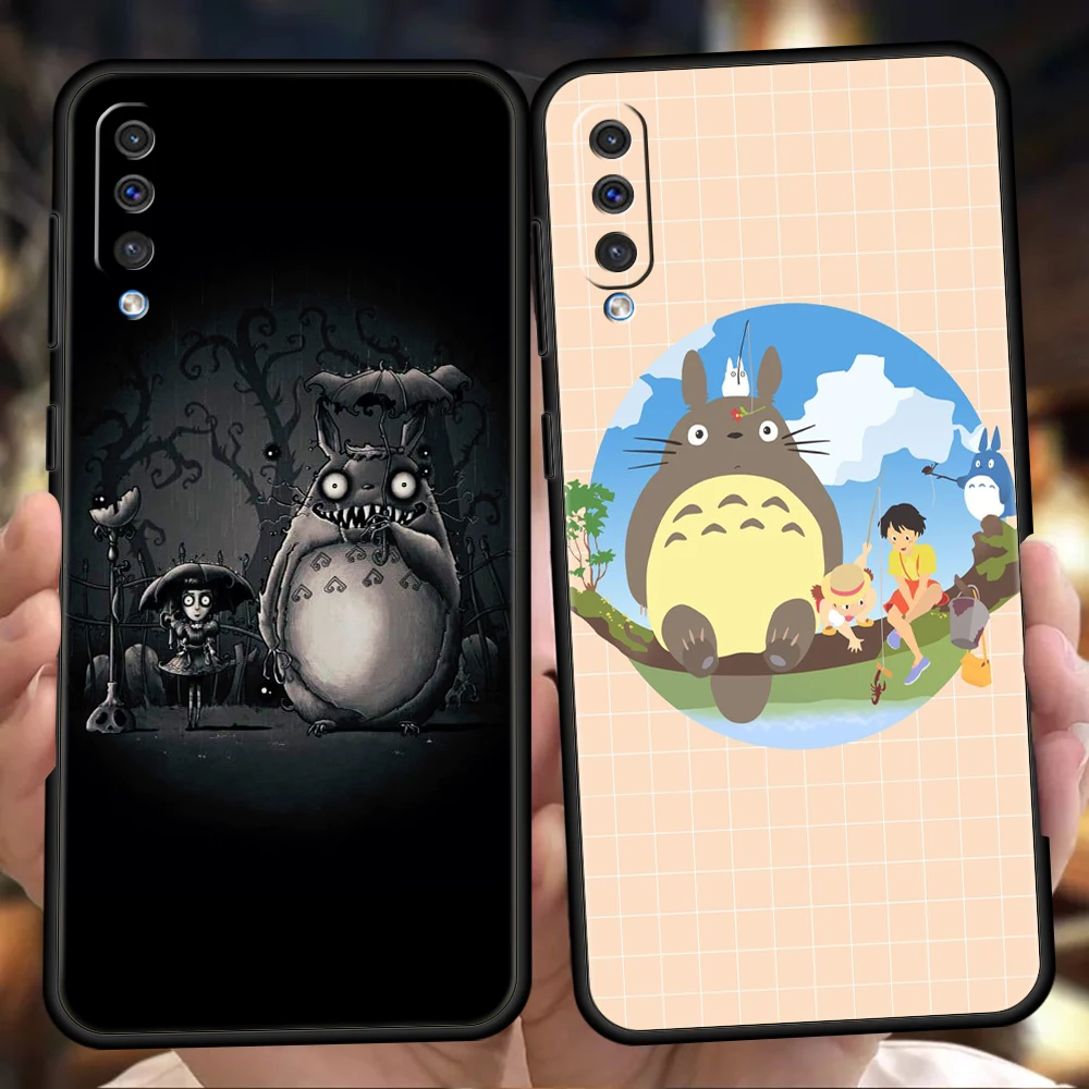 

Totoro Anime Phone Case for Samsung Galaxy A12 A22 A10 A20 A30 A40 A42 A50 A52 M12 M22 M31 M33 Shockproof Soft Shell Fundas Bag