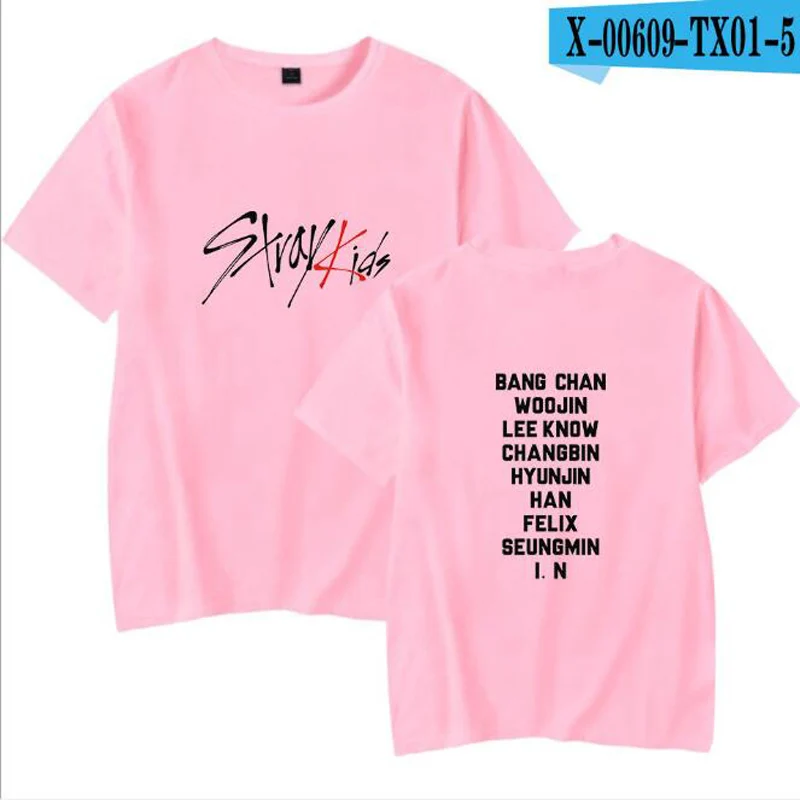 Детская Футболка KPOP Stray Kids MINHO JISUNG WOOJIN CHANGBIN FELIX Корейская уличная одежда хип-хоп с коротким рукавом Хлопковая женская футболка
Детская Футболка KPOP Stray Kids MINHO JISUNG WOOJIN CHANGBIN FELIX Корейская уличная одежда хип-хоп с коротким рукавом Хлопковая женская футболка