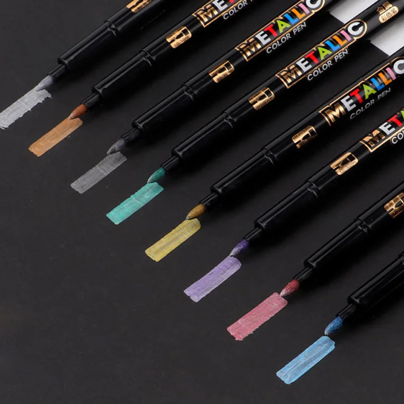 8pc set metalli color Pen Art Marker brush pen mark write Stationery Student Office school supplies Calligraphy pen
8pc set metalli color Pen Art Marker brush pen mark write Stationery Student Office school supplies Calligraphy pen