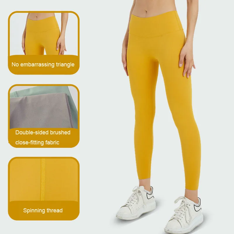 New Double-Sided Brushed Seamless Skin-Friendly Fabric High Waist Hip Lift Fitness Pants Yoga Pants Running Sports Yoga Clothes
New Double-Sided Brushed Seamless Skin-Friendly Fabric High Waist Hip Lift Fitness Pants Yoga Pants Running Sports Yoga Clothes