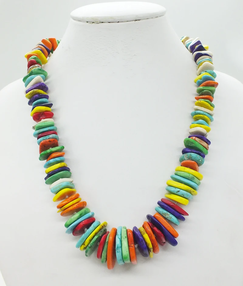 10-20MM Irregular, flat sheet mixed color Natural Turkish, semi-precious stone necklace 21"
10-20MM Irregular, flat sheet mixed color Natural Turkish, semi-precious stone necklace 21"