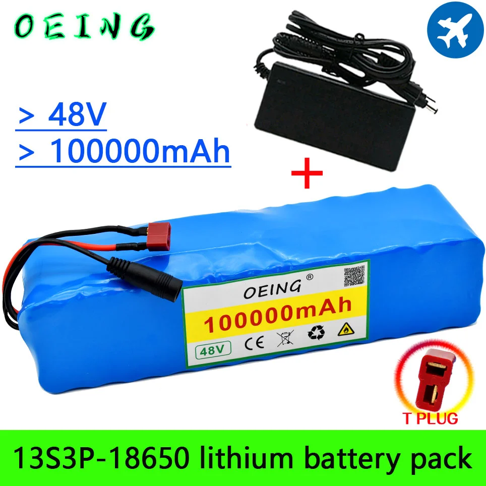 Оригинальный комплект литий-ионных аккумуляторов T Plug 48V100Ah 1000w 13S3P 48В для электровелосипеда, скутера 54,6 в с зарядным устройством BMS + 54,6 в
Оригинальный комплект литий-ионных аккумуляторов T Plug 48V100Ah 1000w 13S3P 48В для электровелосипеда, скутера 54,6 в с зарядным устройством BMS + 54,6 в
