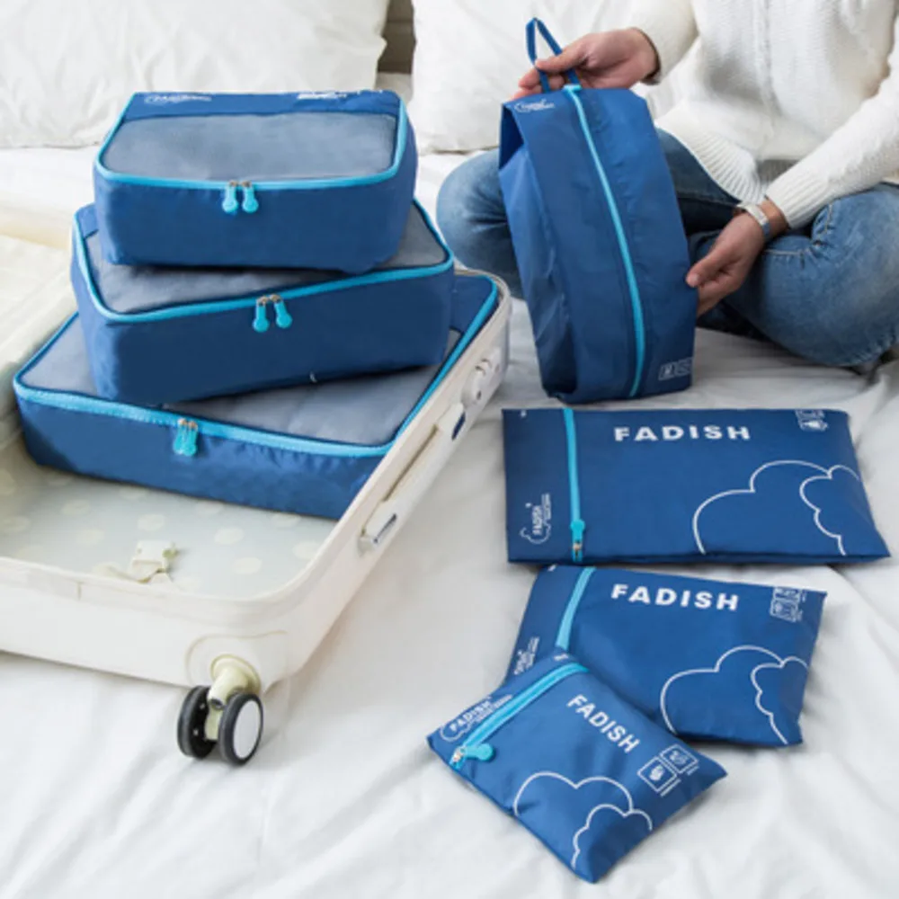 Travel Storage Bags 7 Pieces Set Portable Suitcase Organizadores Shoe Tidy Pouch Packing Cases Clothes Organizer Cosmetic Bag
Travel Storage Bags 7 Pieces Set Portable Suitcase Organizadores Shoe Tidy Pouch Packing Cases Clothes Organizer Cosmetic Bag