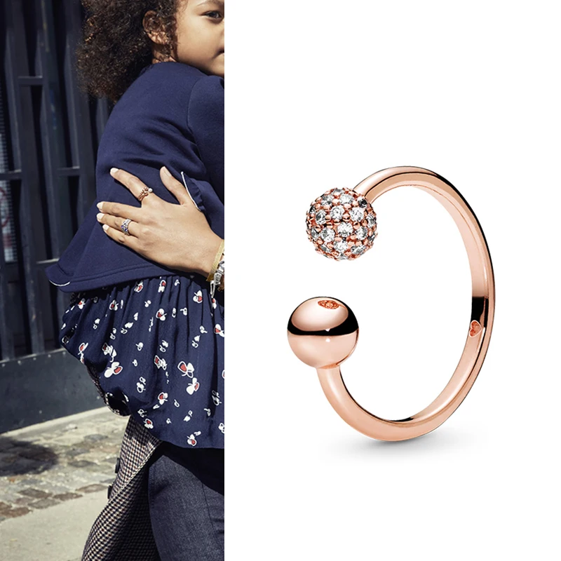 100% 925 кольцо Silver Pan Ring Rose Gold Inlaid Beaded Pan Ring For Women Wedding Party Gift Fashion Jewelry
100% 925 кольцо Silver Pan Ring Rose Gold Inlaid Beaded Pan Ring For Women Wedding Party Gift Fashion Jewelry