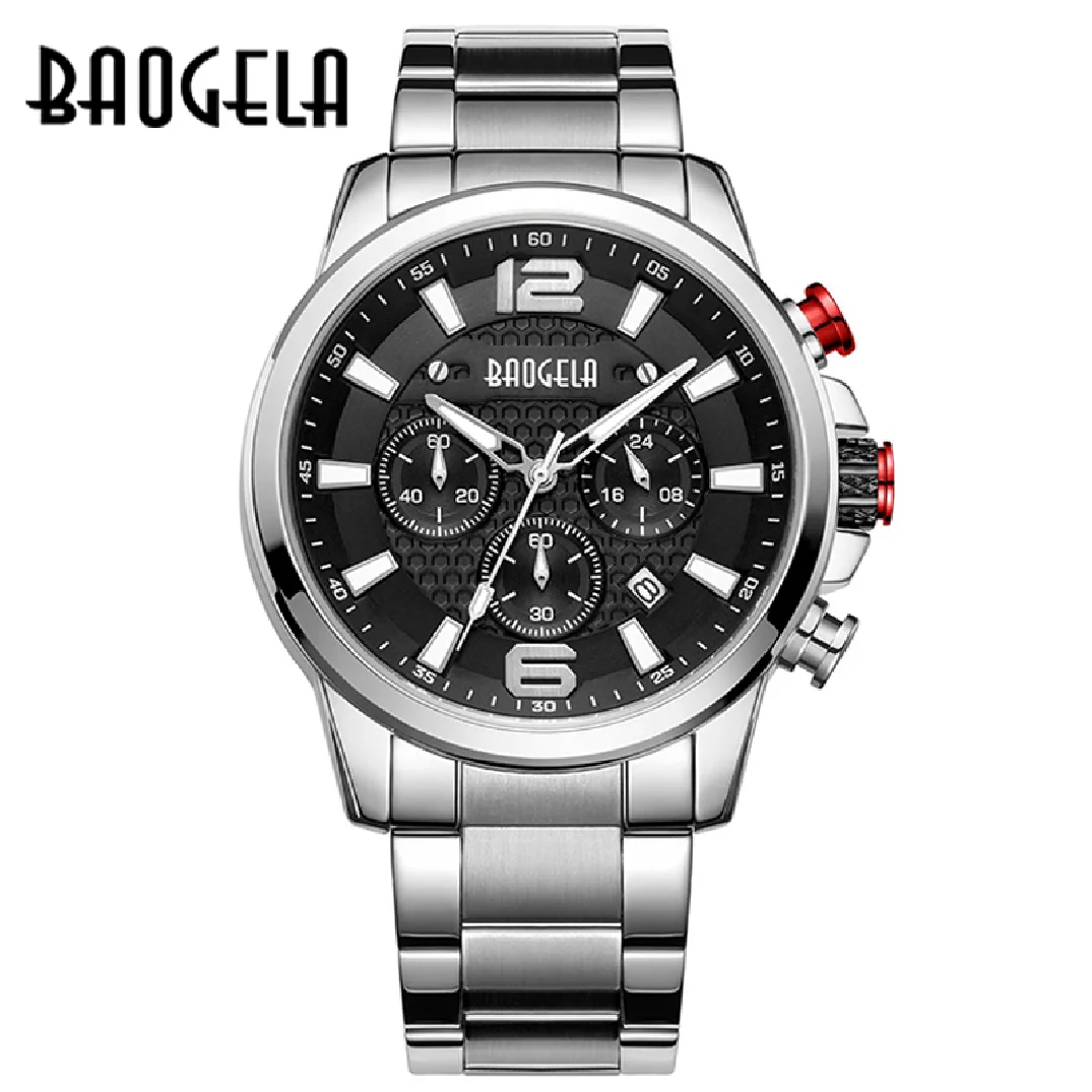 BAOGELA Watch Luxury Business Quartz Mens Watches Sport Military Watch Men Full Steel Chronograph Waterproof relogio masculino
BAOGELA Watch Luxury Business Quartz Mens Watches Sport Military Watch Men Full Steel Chronograph Waterproof relogio masculino