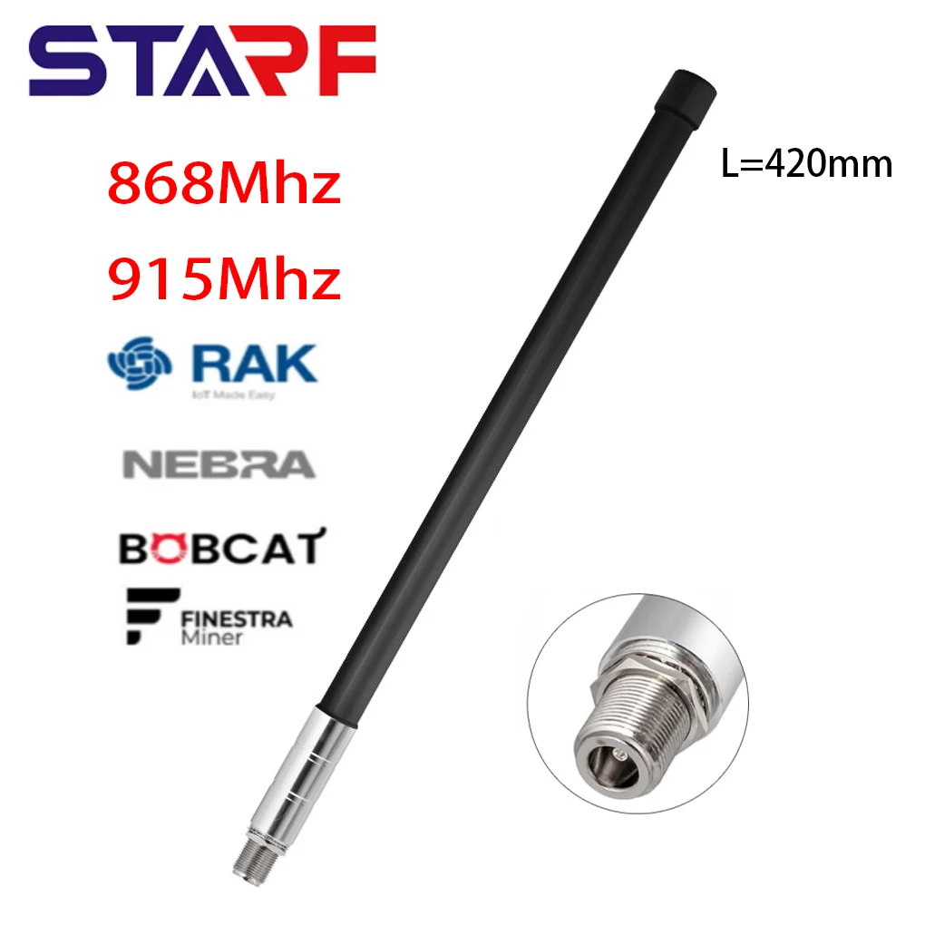 8 DBi Omni Antenna RAK Wireless Aerial Helium Bobcat Sensecap M1 HNT EU868 US915 Outdoor Omnidirectional Fiberglass Antenna
8 DBi Omni Antenna RAK Wireless Aerial Helium Bobcat Sensecap M1 HNT EU868 US915 Outdoor Omnidirectional Fiberglass Antenna