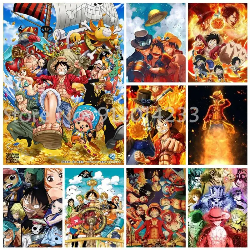 5D DIY Japanese Anime Diamond Painting One Piece Manga Poster Cross Stitch Diamond Embroidery Mosaic Rhinestone Picture Wall Art
5D DIY Japanese Anime Diamond Painting One Piece Manga Poster Cross Stitch Diamond Embroidery Mosaic Rhinestone Picture Wall Art