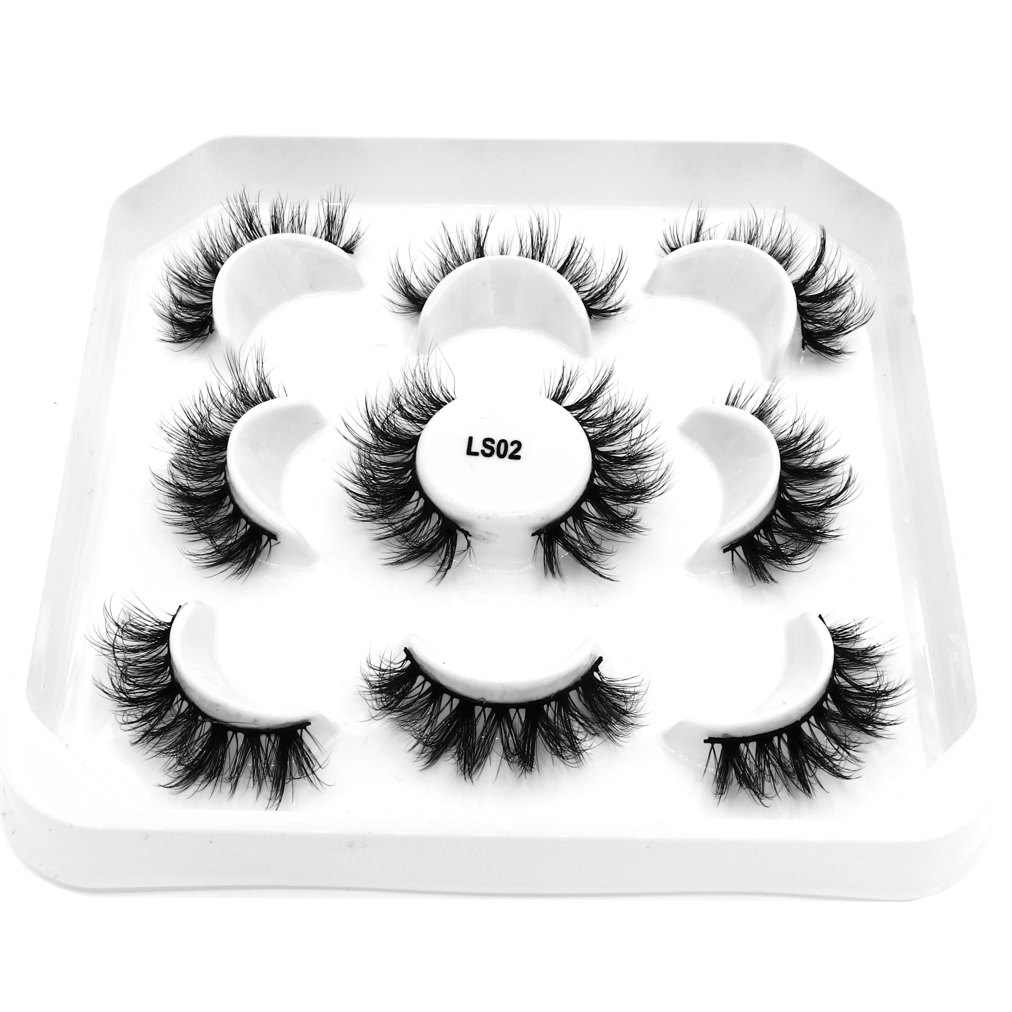 Natural Lash 5 Pairs 3D Mink Fluffy Lashes Cat Eye False Eyelashes Custom Eyelashes with Logo Natural Lashes Strip
Natural Lash 5 Pairs 3D Mink Fluffy Lashes Cat Eye False Eyelashes Custom Eyelashes with Logo Natural Lashes Strip