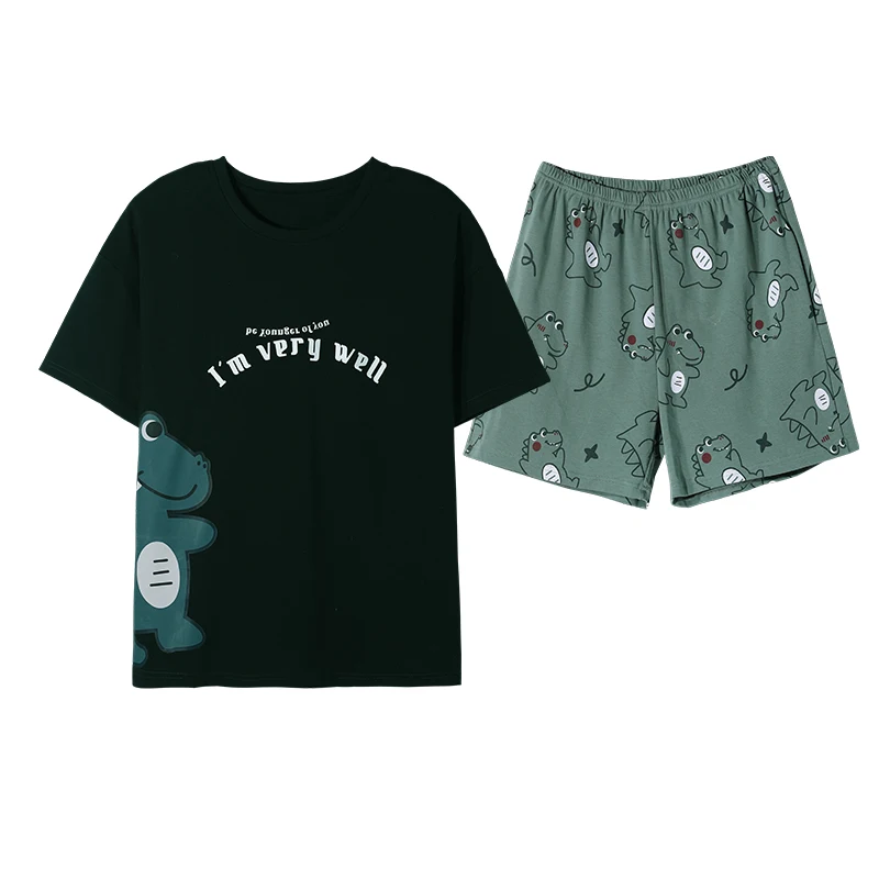 Girl Sleepwear Cartoon Dinosaurs Summer Women Pajamas Set Pijama Short Women Pyjamas Suit Female Clothing 2023 Nightwear
Girl Sleepwear Cartoon Dinosaurs Summer Women Pajamas Set Pijama Short Women Pyjamas Suit Female Clothing 2023 Nightwear