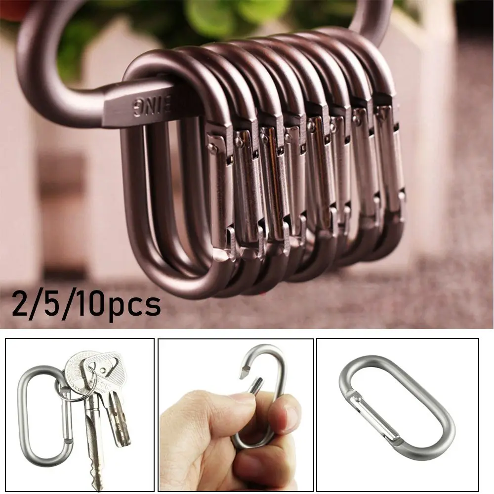 Alloy Aluminum Rings Survival Gear Camping Hiking Travel Kit Climing Carabiner Buckle Keychain Camp Mountaineering Hook
Alloy Aluminum Rings Survival Gear Camping Hiking Travel Kit Climing Carabiner Buckle Keychain Camp Mountaineering Hook