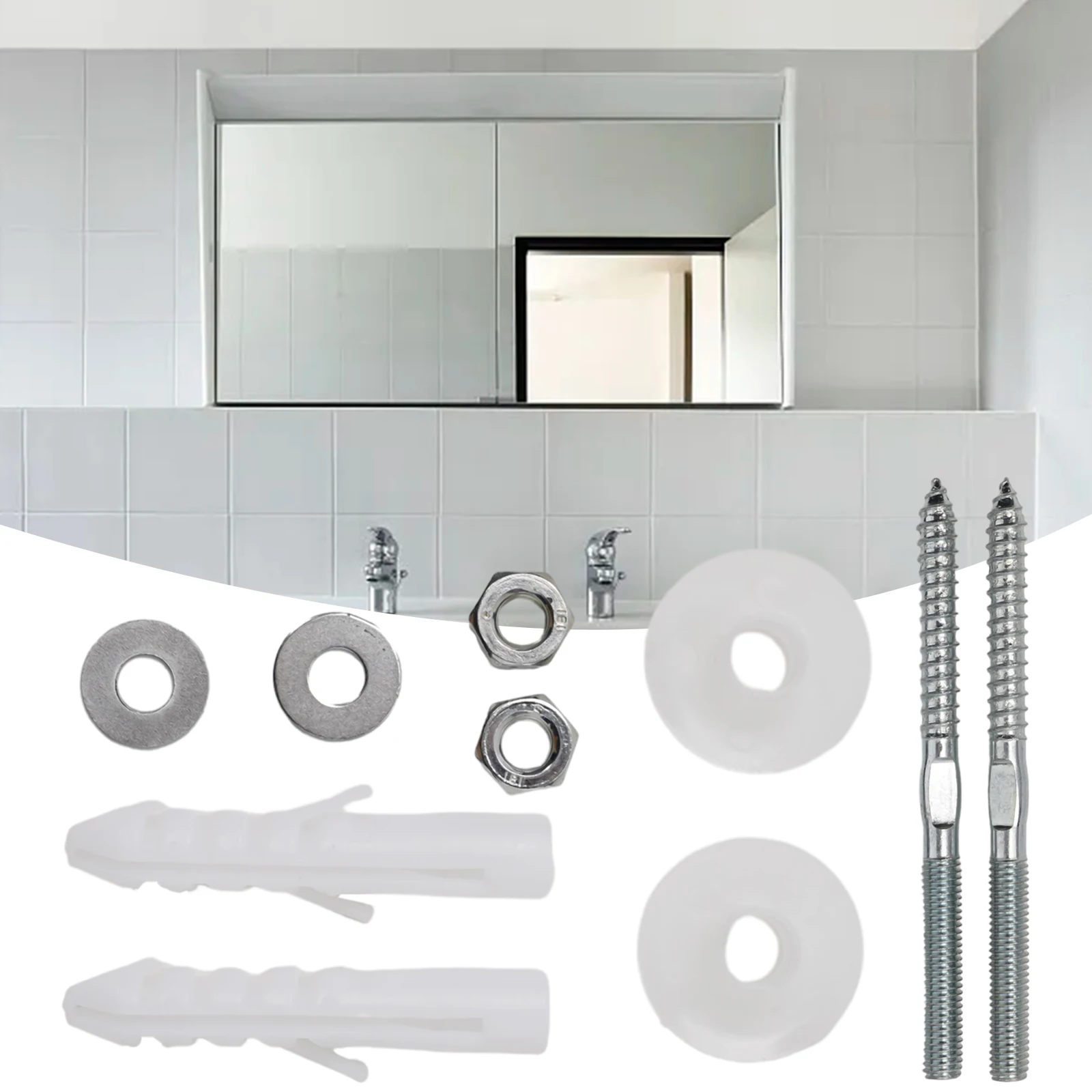 1set Wall-Mounted Washbasin Installation Fixing Screw Iron Set Expansion Zigong Basin Screw Accessories Bathroom Parts
1set Wall-Mounted Washbasin Installation Fixing Screw Iron Set Expansion Zigong Basin Screw Accessories Bathroom Parts