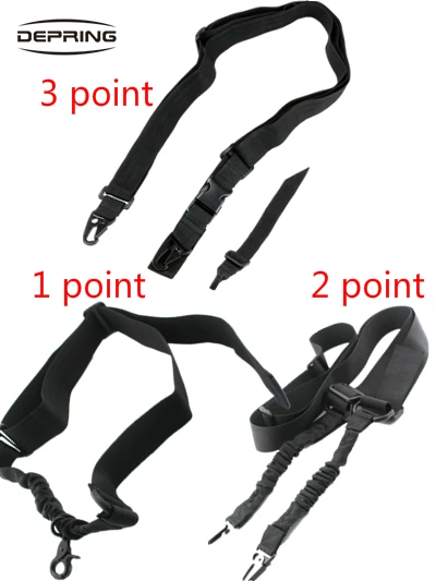 Tactical 1/2/3 Point Adjustable Bungee Rifle Gun Sling Strap System Tactical Airsoft Gun Sling for Hunting
Tactical 1/2/3 Point Adjustable Bungee Rifle Gun Sling Strap System Tactical Airsoft Gun Sling for Hunting