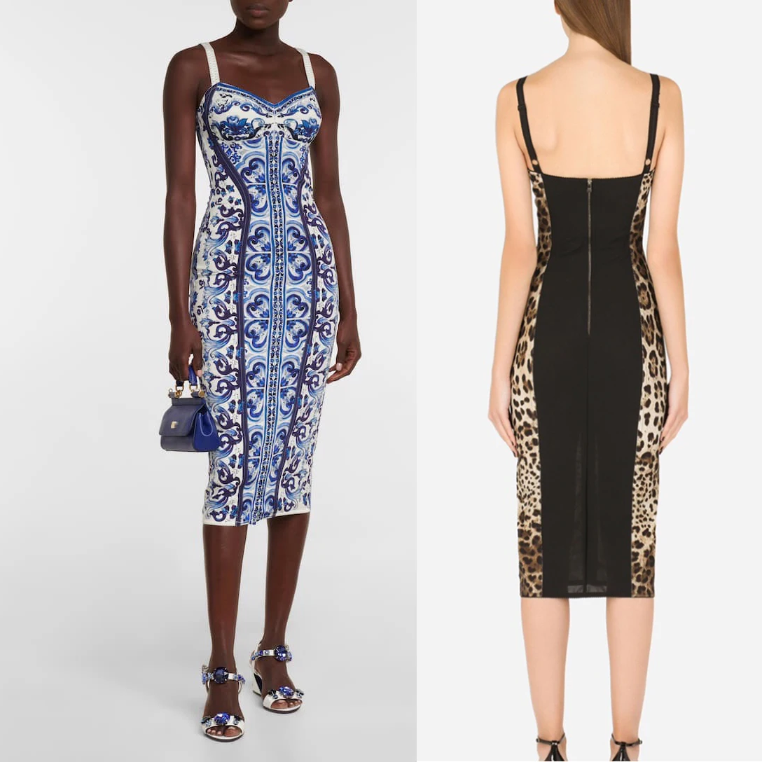 2022 New style High quality luxury catwalk print bra dress Sexy Leopard Print waist sexy women long dress vintage dress
2022 New style High quality luxury catwalk print bra dress Sexy Leopard Print waist sexy women long dress vintage dress