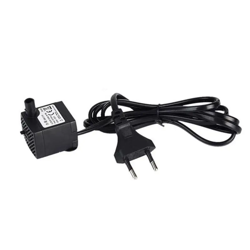 AC 220V 3W 180L/H EU Plug Electric Submersible Water Pump Aquarium Fountain Air Fish Pond Tank 1pcs Aquarium Accessory
AC 220V 3W 180L/H EU Plug Electric Submersible Water Pump Aquarium Fountain Air Fish Pond Tank 1pcs Aquarium Accessory