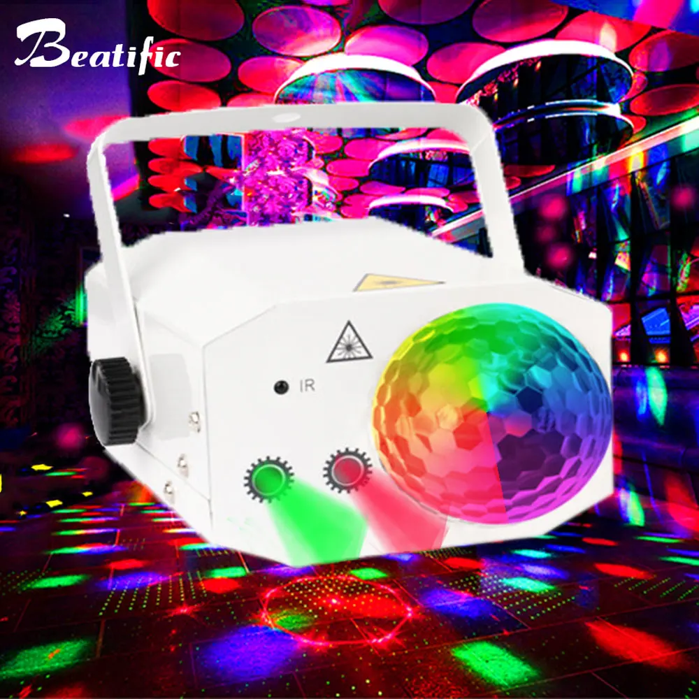 LED Party Lights Disco Laser Projector Nightclub Rotating Magic Ball Karaoke Light Music Bar Club Stage Lighting 128 Patterns
LED Party Lights Disco Laser Projector Nightclub Rotating Magic Ball Karaoke Light Music Bar Club Stage Lighting 128 Patterns